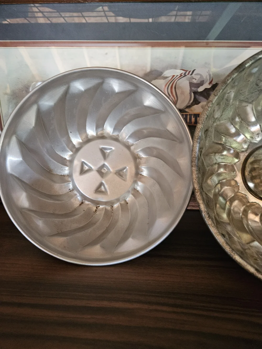 Silver Bundt and Tube Pan Set - Shiny Aluminum Bakeware
